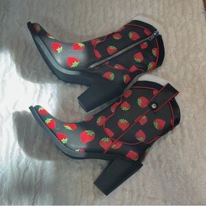 Dolls Kill Strawberry Shortcake Boots